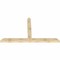 Ekena Millwork Portland Rough Sawn Timber Gable Bracket, Douglas Fir, 96"W x 56"H x 4"D x 6"F, 14/12 Pitch GBW096X56X0406POR00RDF - alternate 2